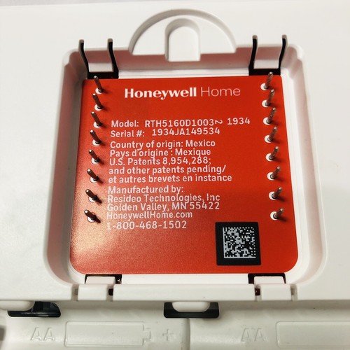 Honeywell Home RTH5160D1003 Simple Display Non-Programmable Thermostat - Picture 4 of 6