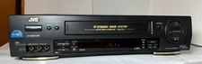 JVC HR-DD750U VCR HI-FI Stereo VHS Video Cassette Recorder Dynamic Drum Vintage