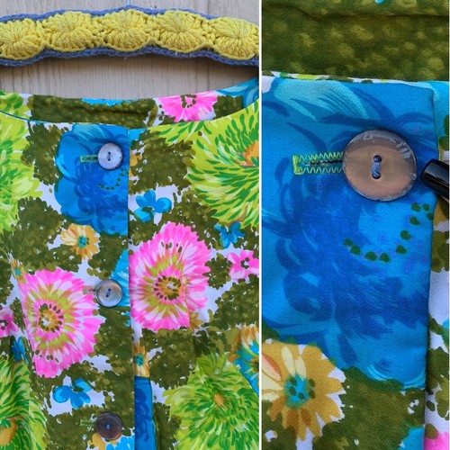 Vintage Dash About dress colorful floral sleeveless - Picture 6 of 12