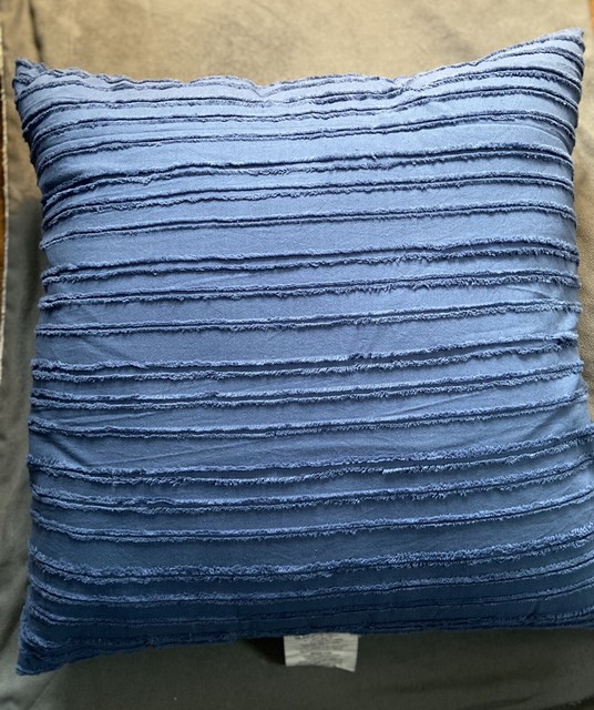 26x26” Threshold Target Pillow Sham Euro Clipped Texture Quilted Blue 070 for sale online eBay