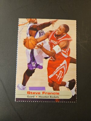 Houston Rockets 2004 STEVE FRANCIS RARE Houston Rockets 2004 NBA Sports Illustrated for Kids ...