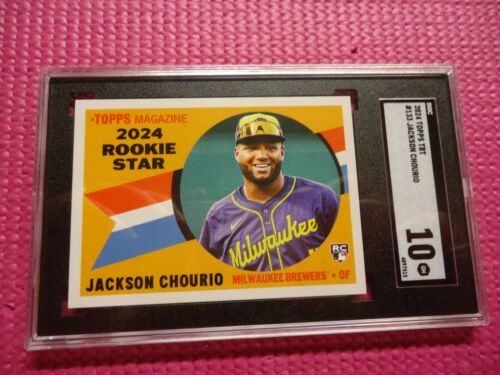 2024 TOPPS TBT JACKSON CHOURIO RC SGC GRADED 10 #133