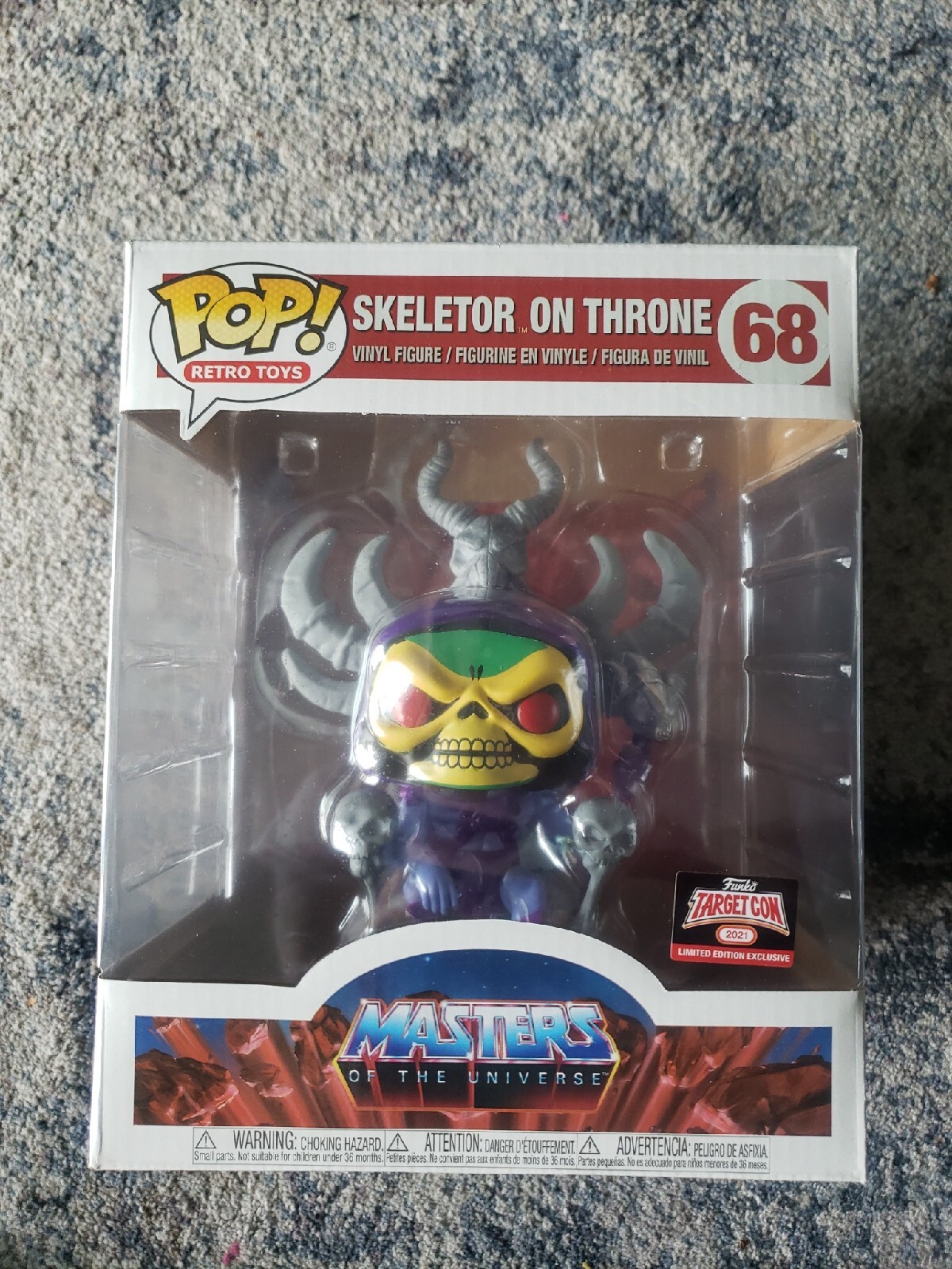 Sale Funko Pop! Deluxe: Master'S Of The Universe - Skeletor On Throne #68 - New