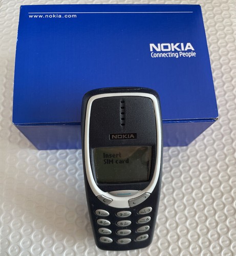 Original Nokia 3310 Blue Unlocked 2G GSM 900/1800 Good Quality Cellular Phone - Afbeelding 4 van 13