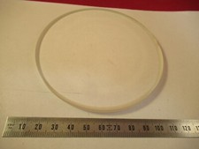 LARGE MIL SPEC OPTICAL GLASS LENS CONCAVE CONVEX OPTICS AS PICTURED 9-FT-40