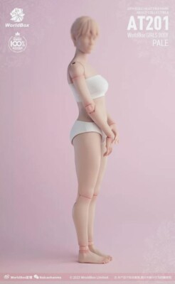 WORLDBOX AT201 1/6 Female Girl Body Plump Leg PALE Durable Figure