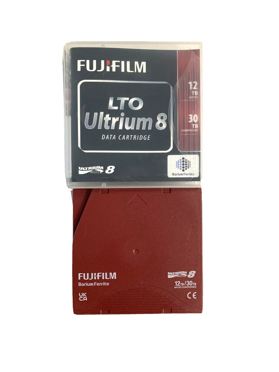 FUJIFILM LTO ULTRIUM 8 DATA CARTRIDGE 12TB NATIVE/30TB COMPRESSED