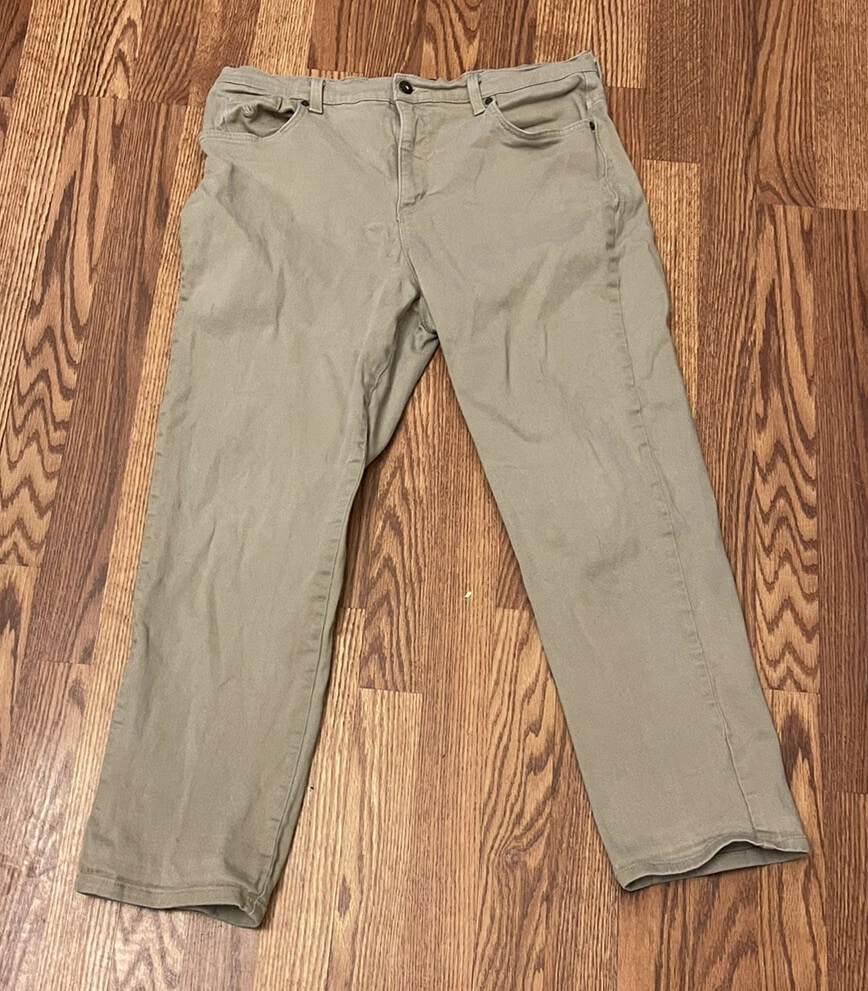 Gloria vanderbilt hotsell khaki jeans