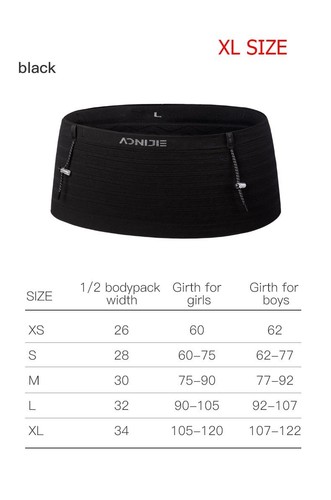 AONIJIE W8116 Woven Elastic Sports Waist Pack Running Race Number Belt - Picture 26 of 29