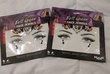 Face Jewels by Moon Terror - Festival Face Body Gems, Evil Queen 2 Pk- New