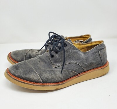 Toms Mens Brogue Wingtip Lace Up Oxford Shoes s-l400.jpg main image 3
