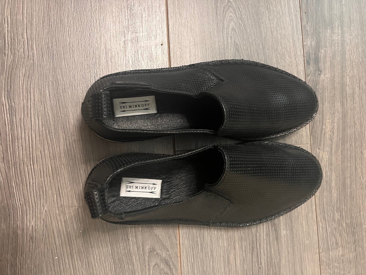 URI Minkoff Men’s Black Loafers Driving Dots size 11.5 New Polka Dot Loafer Casual Shoes for Men for sale | eBay main image 3