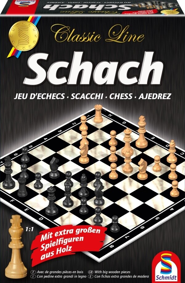 Thumbnail - Schmidt Spiele 49082 Classic Line Schach, 2 Spieler, Ab 9 Jahre