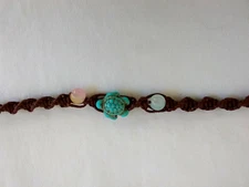 Anklet  Macrame Braided Cord Boho  Ankle Bracelet Unisex 11.5"  US Seller New