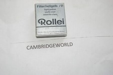 Rollei Rolleiflex Bay II LIGHT YELLOW filter NEW in the original factory box