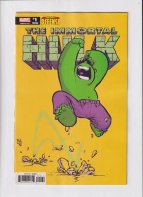 Immortal Hulk The Best Defense (2018) #   1 Cover D (9.0-VFNM) Skottie Young ...