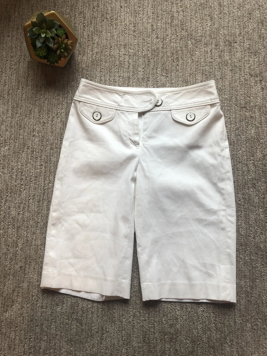 White house black market bermuda best sale shorts