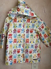 Kinderspel Waterproof Owl Raincoat 3-5 Yrs Adorable From Europe