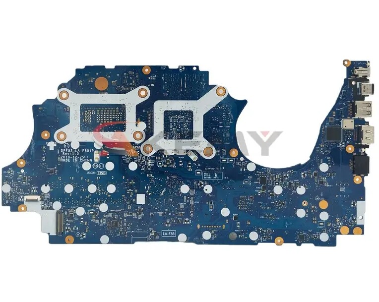 svse5 新基板　ジャンク DPF52 LA-F851P For HP Zbook 15V G5 motherboard With I7-8750H CPU