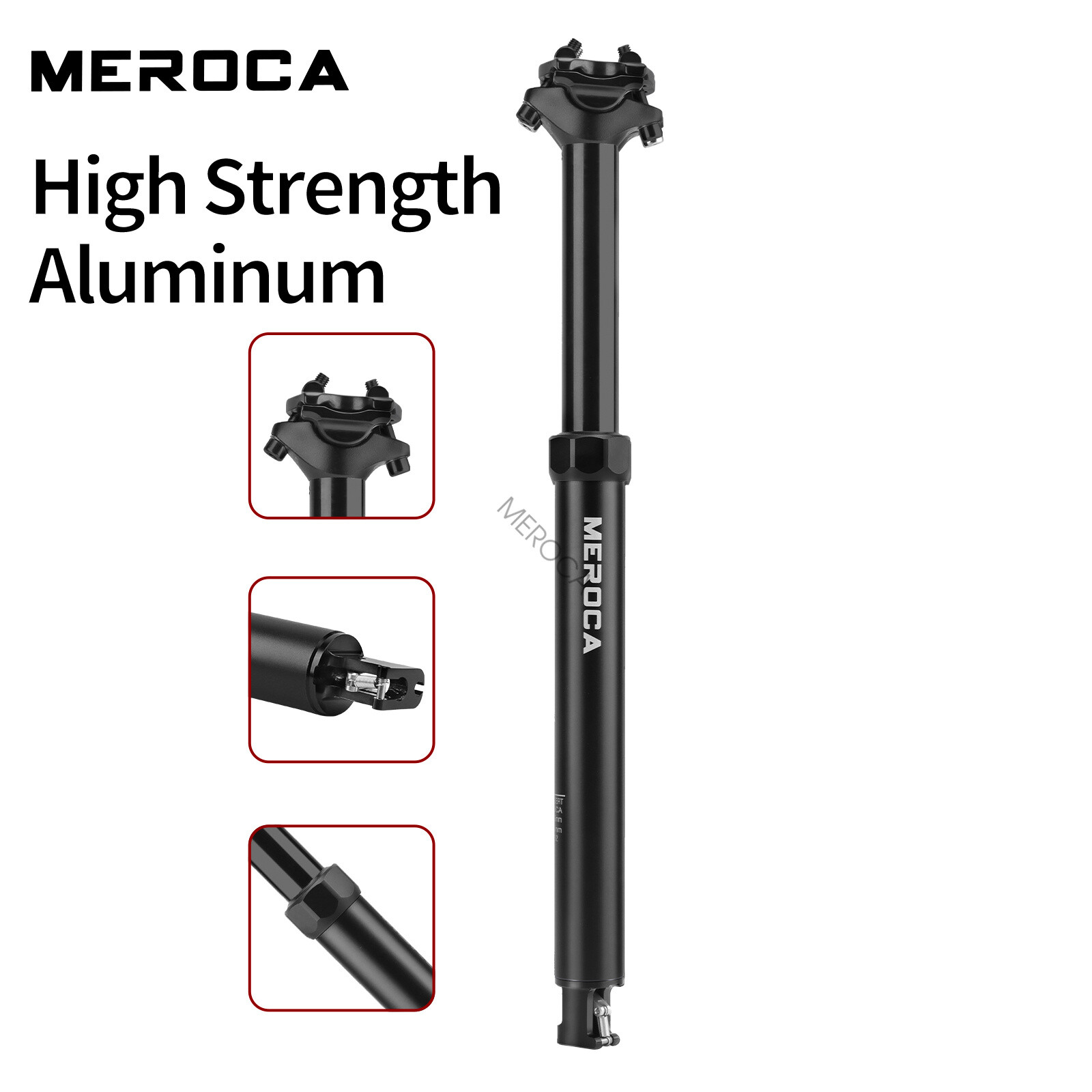 MEROCA Dropper Post Seatpost 27.2/30.9/31.6mm Internal & Remote ...