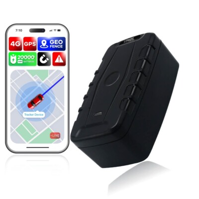 4G GPS Tracker 3G 10000mHa Vehicle Live Tracking Device Anti-Theft Magnet