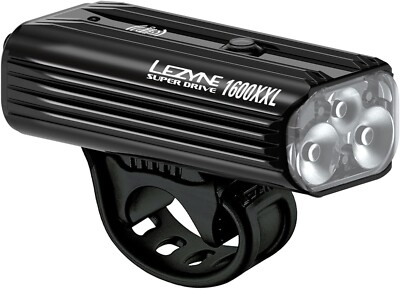 LEZYNE Super Drive 1600XXL USB LED Fahrrad-Frontlicht wiederaufladbar IPX7