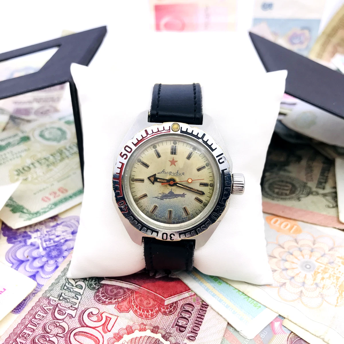 Montre Vostok Amphibia Automatique étanche 200m Vintage Années 90 - Occasion état Fonctionnel Parfait