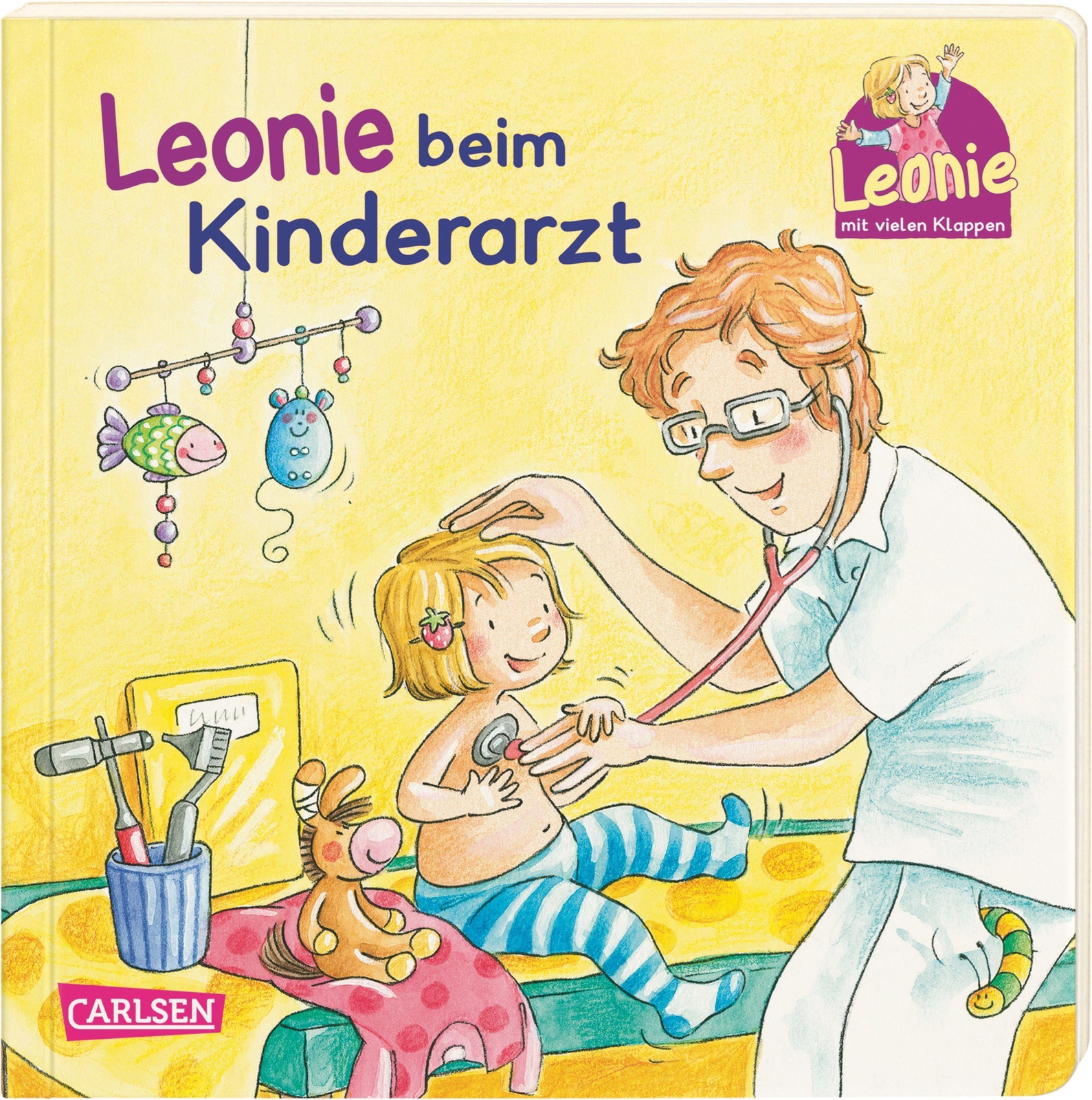 Thumbnail - Leonie Beim Kinderarzt | Pappbilderbuch Mit Klappen | Sandra Grimm |