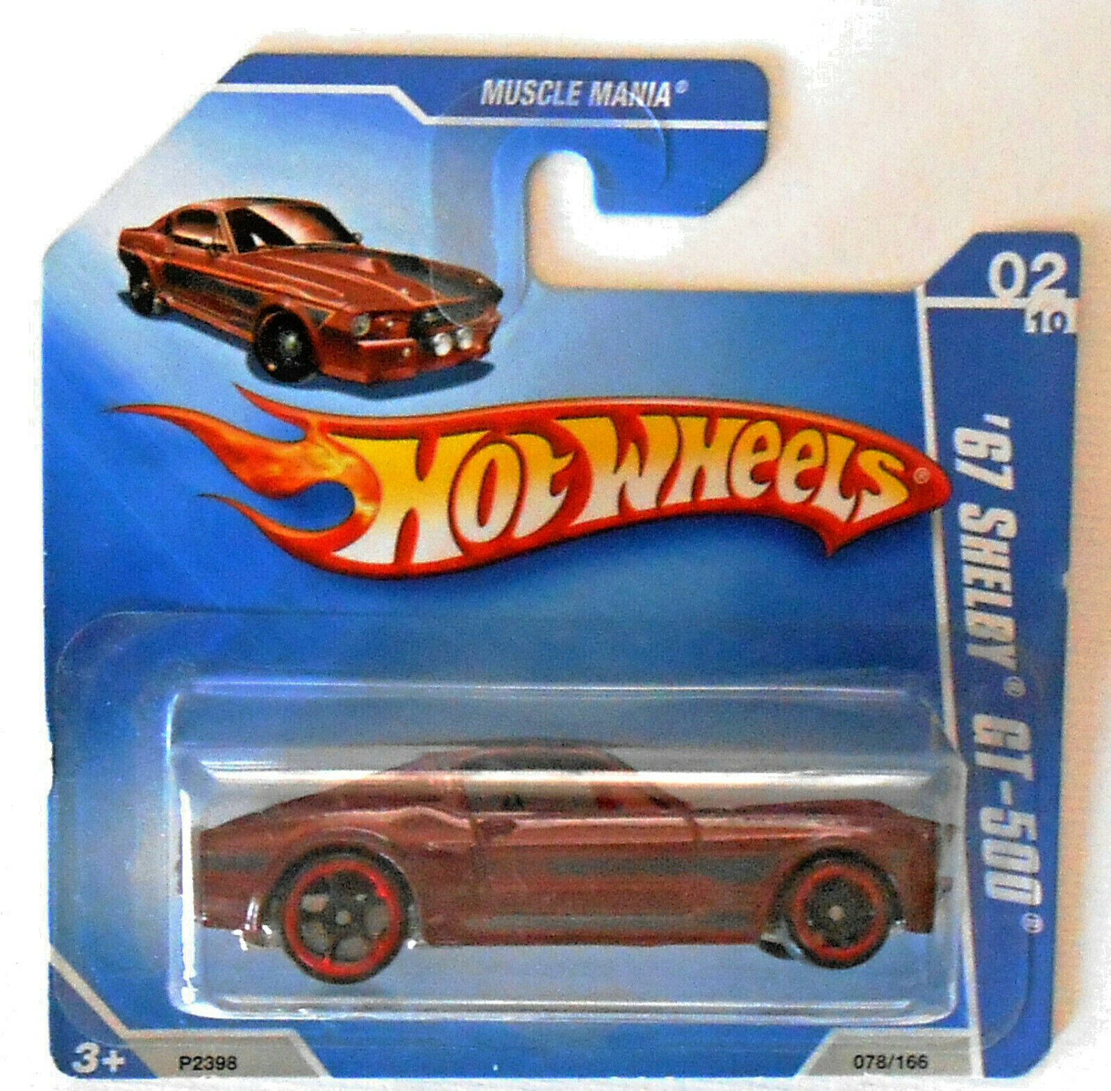 Hot Wheels/Matchbox: 5 Ford Mustang/Shelby cars (late 2000s), 1/64, mb 