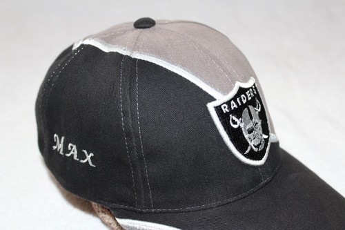 RARE Vtg Los Angeles Las Vegas Oakland Raiders American Needle Strapback Hat - Picture 4 of 12