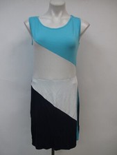Envi Stretch Knit Sleeveless Colorblock Wrap Tank Dress Size M