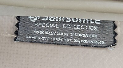 Vintage 80's Samsonite 2 Piece Set -rare Luggage 22