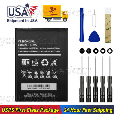 For BLU Studio G Max S570Q Extended Battery Replacement Tool Kit C836004240L USA