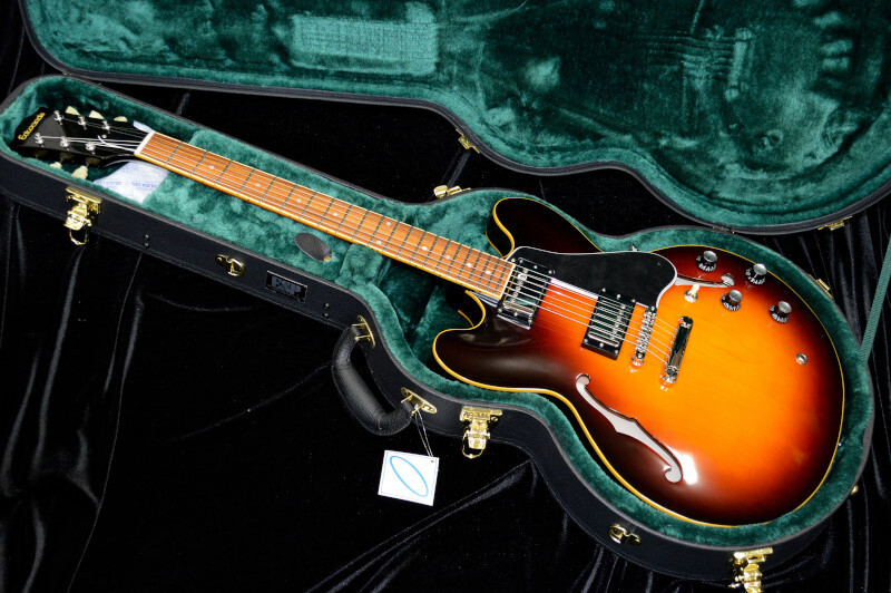 超美品EDWARDS E-SA-160LTS Cherry 日本製 軽量個体 EDWARDS E-SA-160LTS Electric Guitar Semi Hollow Body Vintage Style