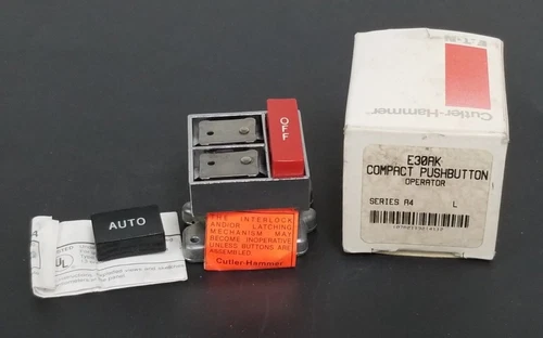 NIB EATON CUTLER-HAMMER E30AK COMPACT PUSHBUTTON OPERATOR SER. A4