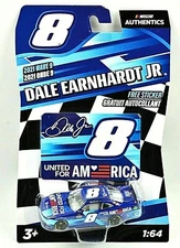 Dale Earnhardt Jr UNITED FOR AMERICA NASCAR Authentics  2021 Wave 9 NEW