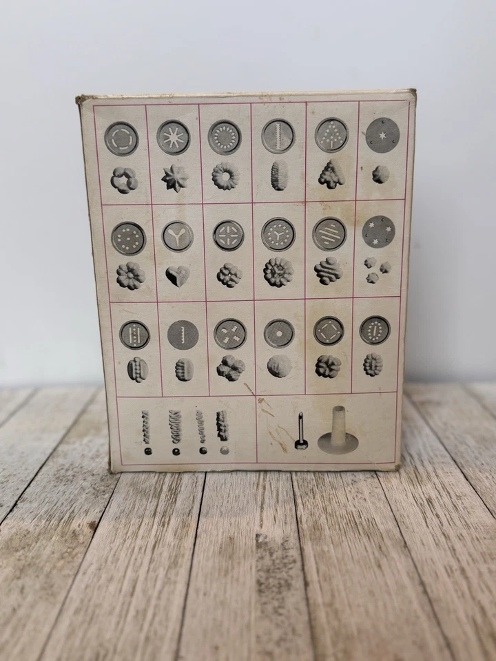 SAWA 2000 Vintage COOKIE PRESS Deluxe Años 60 Galletas de Navidad Hechas en Suecia Foto 4 de 4