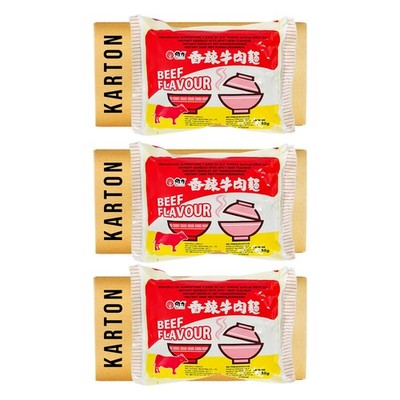 90x85g Wei Lih Nudelsuppe Rindgeschmack Mi Bo MHD immer kurz! Instantnudeln