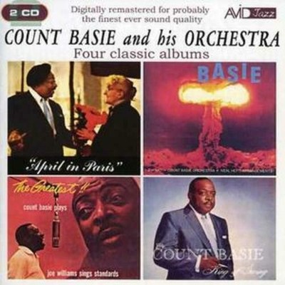 Vier klassische Alben (April in Paris King Of Swing Atomic Mr Basie die große CD