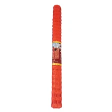 Safety Fence 4 Ft X 100 Ft Orange Plastic Heavy-Duty Outdoor Snow Screen Barrier