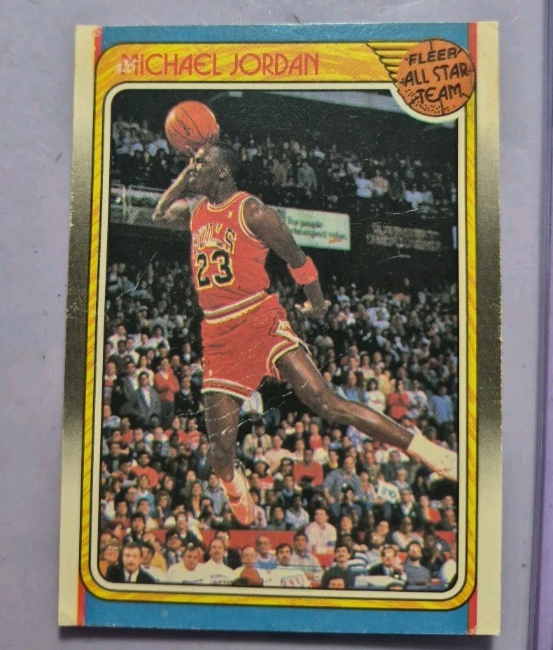 1988-89 Fleer - Fleer All Star Team Michael Jordan #120 💥🔥