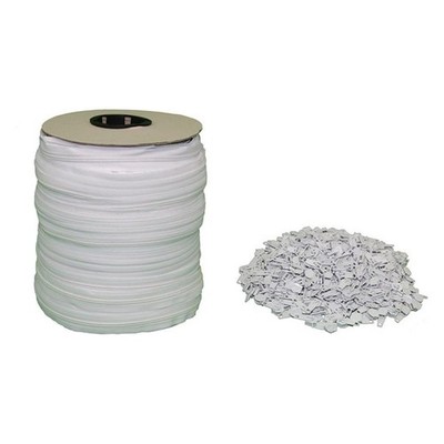 White #5 Zipper 250 Yard Roll with 250 Heads , Heavy Duty Upholstery Crafts  DIY