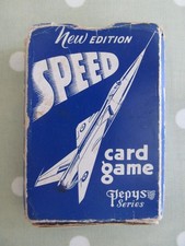 VINTAGE SPEED CARD GAME BY PEPYS  -  COMPLETE