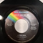 ELTON JOHN 1973 Bennie And The Jets/Harmony 45 RPM Record 7" Vinyl MCA Records