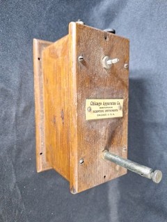 Antique Scientific Instrument Manufactured By The Chicago Apparatus Co Coil?