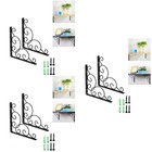 3 Count Dekorative Regalhalterungen Schwebende Haltbarkeitshalterung