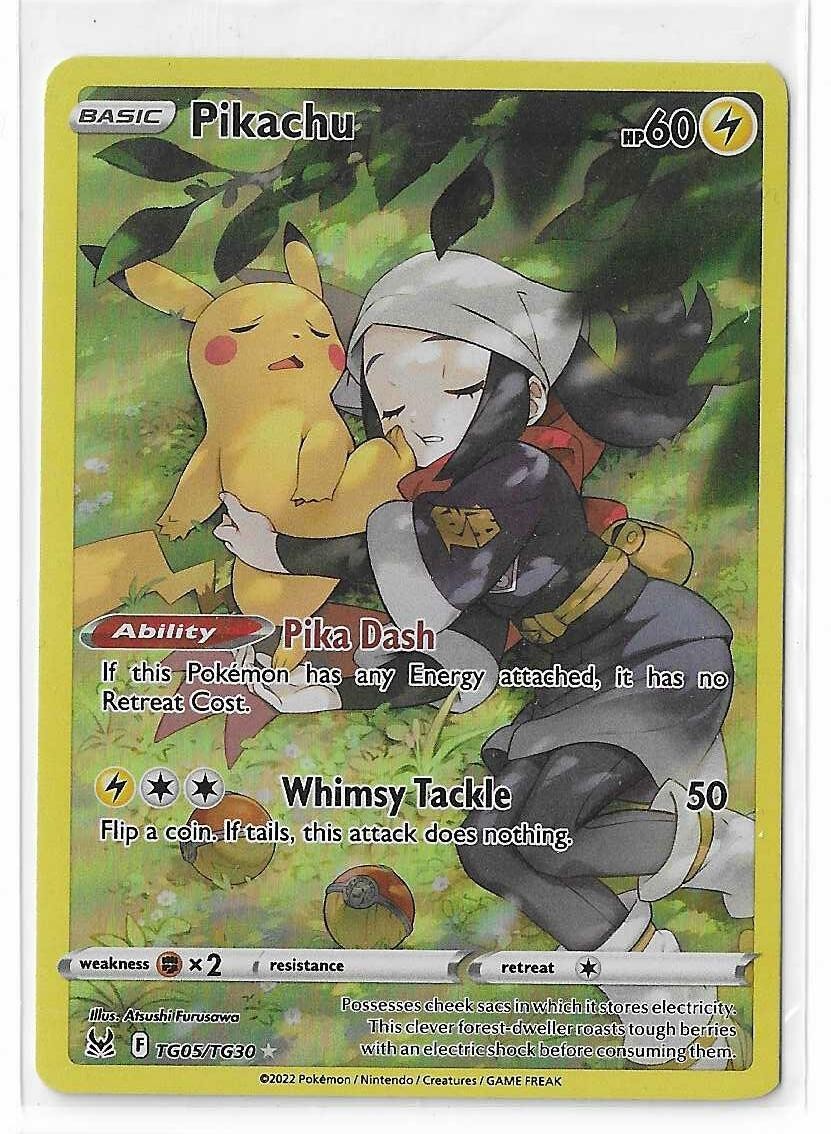 Pokemon TCG Pikachu TG05/TG30 Swsh11: Lost Origin Trainer Gallery