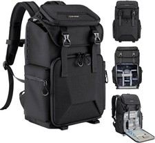 New Best K F CONCEPT Camera Backpack, Hard Shell Bag, Large Capacity Photography