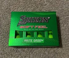 Srixon Soft Feel 1 Dozen Brite Green Golf Balls NEW