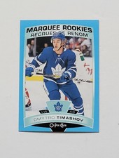 2019-20 OPC Marquee Rookies #628 Dmytro Timashov Blue RC